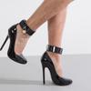 Sexy 14cm Extreme High Heels Pumps Shoes Woman Fashion Key Black Red Heeled Dance Party Wedding Office Shoes Ladies Large Size