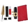 Saxophone Mouthpiece Kit Soprano Cleaning Set Brush Ligature Cork Grease for Maintenance