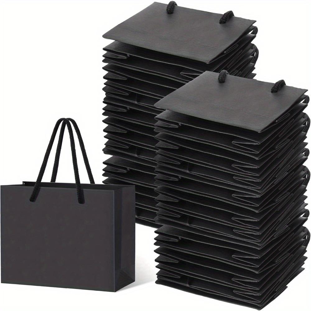 8pcs Thicken Gift Bags with Handles Paper Handbag Party Favor Bags Tote Bags Packaging Bag for Optical Store Shopping Bags Gift Wrap Bags