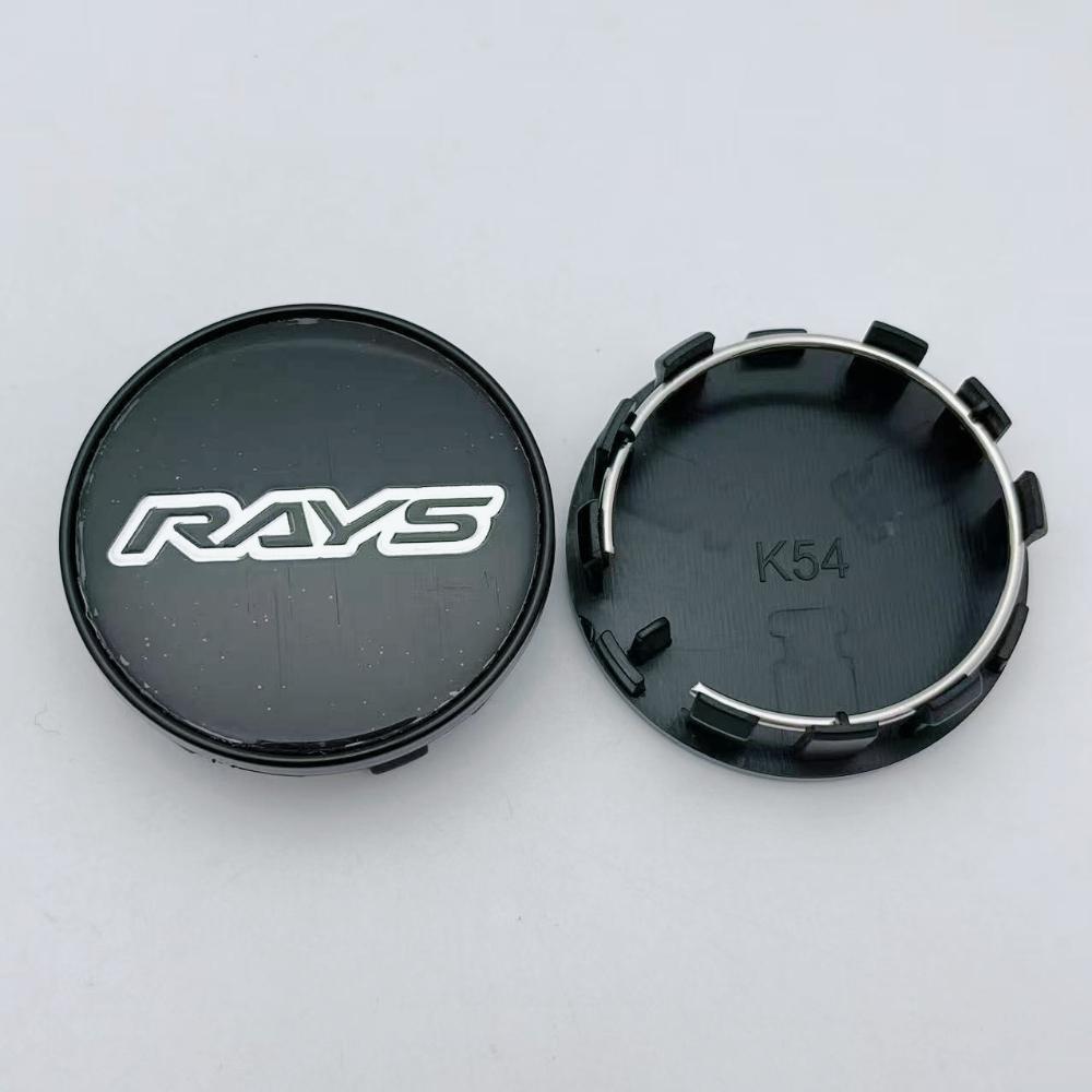 4ks 54mm 50mm RAYS Logo Znak Krytky Středu Kolečka Auta Krytky Středu Náboje Kola Kryt Proti Prachu Ráfku Krytky Náboje Náhradní Doplněk Pro Styling Auta