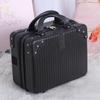 14 Zoll Mini Reisekoffer Kosmetikbox Handgepäck Organizer Make-up-Koffer Kleine Passwortbox Boarding Case für Frauen Mädchen