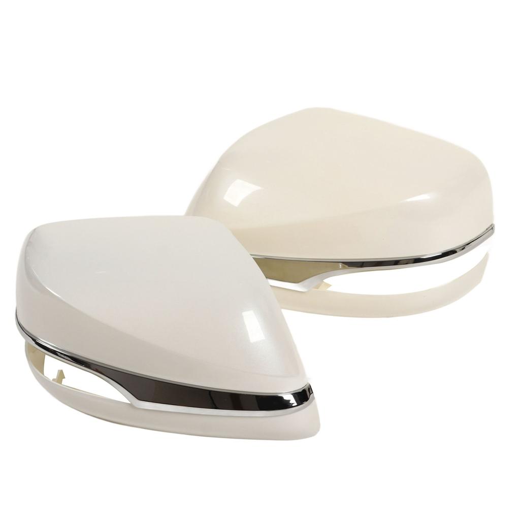 1 Pair Car Side Rear View Mirror Cover Lightweight Easy Clean Rounded Edges Shockproof Fit For LX570 2016‑2018
