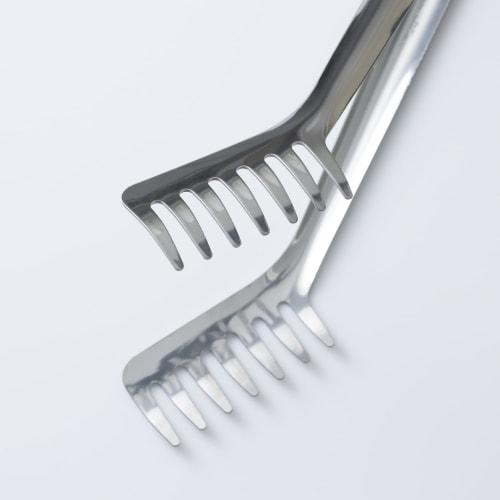 Kai Corporation KAI Pasta and Spaghetti Stainless Steel Tongs, Dishwasher Safe, KAI KITCHEN, Silver, Made In Japan, DH8087