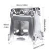 Metal Wood Burning Stove Folding Pocket Stove Wood Furnaces Burners Outdoor Metal Backpacking Stove Easy to Carry