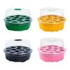 Stackable Seedling Starter 13 Hole Round Seedling Starter Tray Nursery Pots Seedling Tray Growing Flower Pot Planting