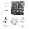 HDRIG VESA-Compatible Perforated Mounting Plate (75-200mm) 3876
