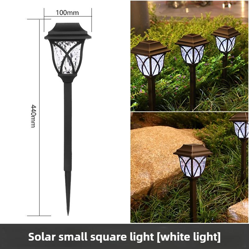 Solar Garden Lights Waterproof Outdoor Yard Lawn Decor LandscapePathway Lights for Yard Garden GrassDecoration with Ground Stake