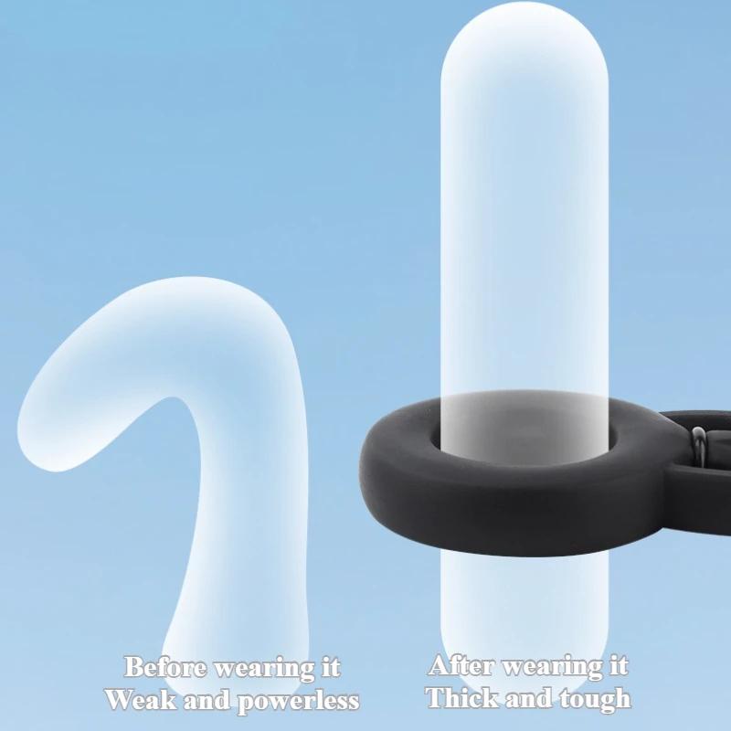 Anello per Pene Gonfiabile Ritardo Eiaculazione Anello per Pene Miglioramento Erezione Silicone Liquido Allenamento al Flirt Masturbatore Maschile Giocattoli Sessuali