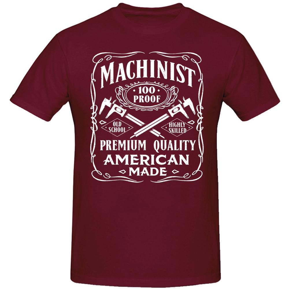 Funny Machinist T Shirts Summer Style Graphic Cotton Streetwear Short Sleeve Machine Operator Engine Driver Gifts T-shirt Men