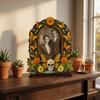 Pumpkin-shaped Wooden Frame Decorations for The Day of The Dead, Festive Atmosphere Ornaments, Family Photo Album, Handicrafts