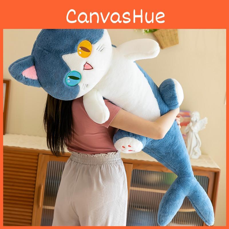 Shark Cat Creative Plush Toy Unique Eyed Catfish Stuffed Animal For Sleep Support