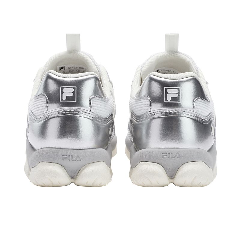 FILA Fluid 6 ST Cat Paw Shoes Modern Fashion Comfortable Versatile Simple Sports Casual Women Sneakers Gray White F12W521107FSC