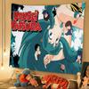 Urusei Yatsura Anime DIY Wall Tapestry Hanging Tarot Hippie Wall Rugs Dorm INS Home Decor