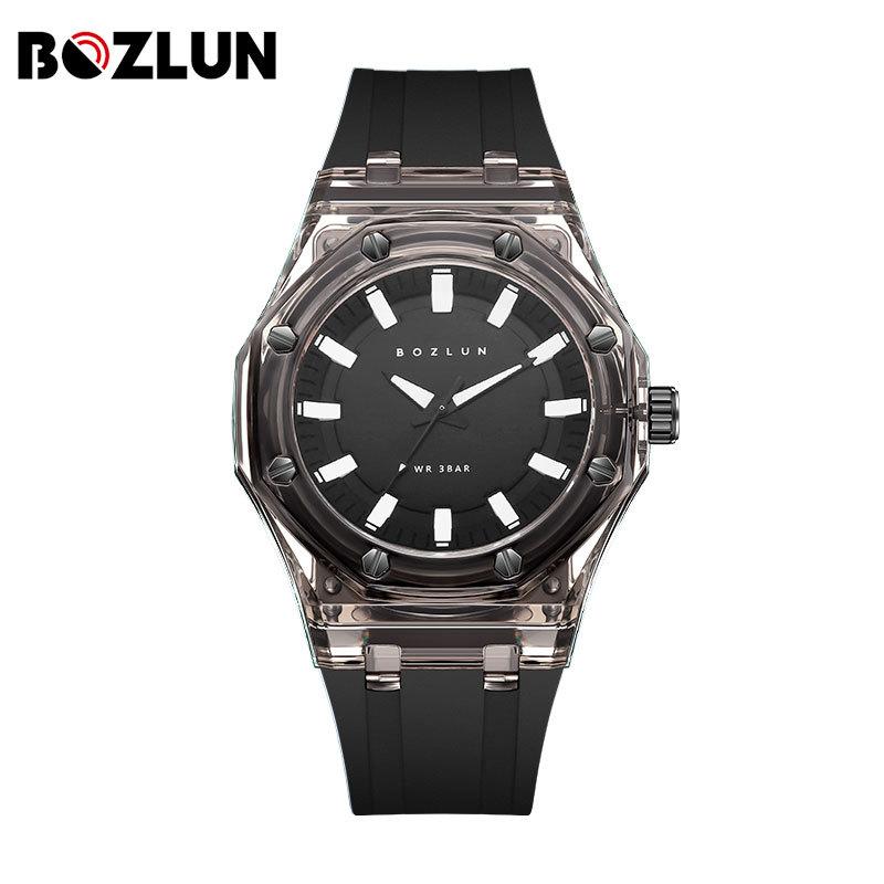 

Brand transparent shell fashion pointer quartz watch women s niche couple quartz watch