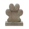 Imitation Stone Pet Tombstone with Paw Print Photo Frame Weather-Resistant Resin Memorial Stone for Dogs And Cats Engraved Base for Custom Pet