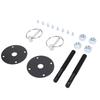 Aluminum Alloy Hood Pin Set Flip Over Universal Car Bonnet Catch Pin Kit for Sedans Trucks