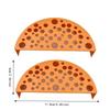 2 Pcs Orange Color Shrimp Breeding Cave Hollow Structure Shrimp Hideouts Cave  Fishtank Habitat
