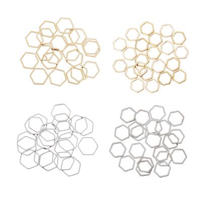20 Stück Metallanhänger zur Schmuckherstellung, 7 x 7 mm
