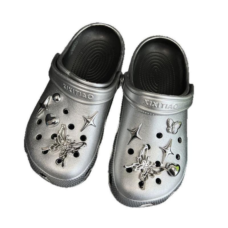 1 Stück Ins Schmetterling Herz Abnehmbare Schuhkette Schuhschnallen Dekor Leinwand Board Schuhe Zubehör Kreativer Schuh Vintage Schmuck