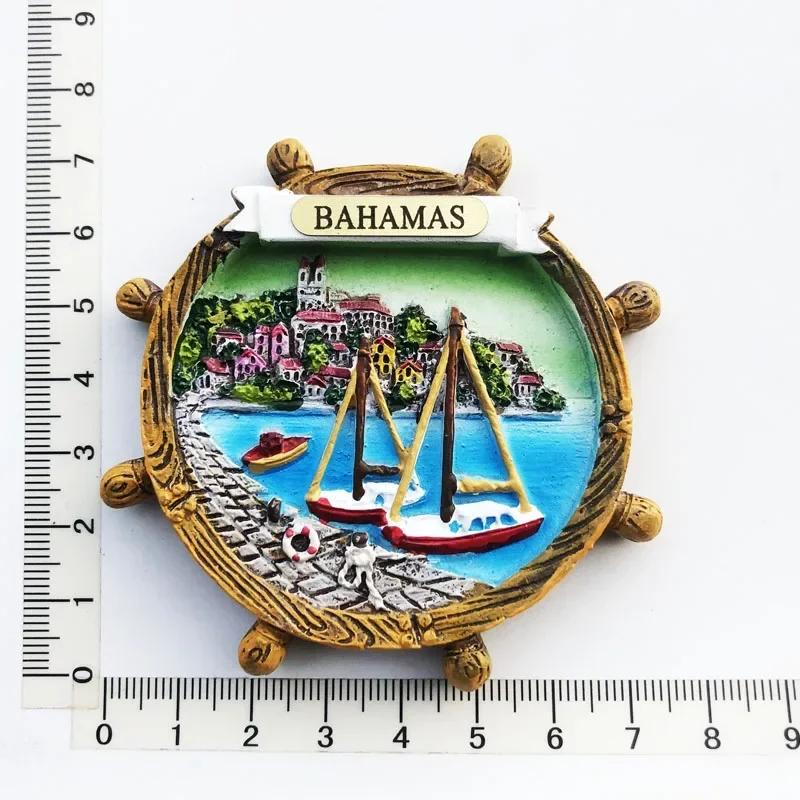 Bahamas Fridge Magnets Tourist Souvenirs Magnets for Refrigerators Creative Folk Dance magnetic sticker Home  Kitchen Decoration