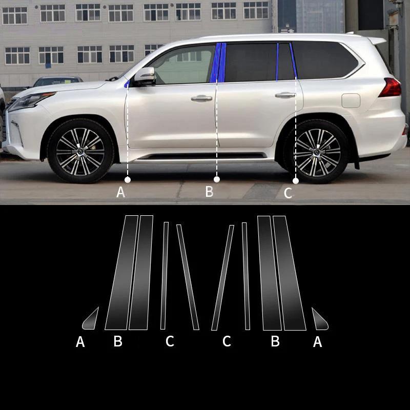 Lexus LX470/LX570 TPU Outer Window Pillar Protective Film