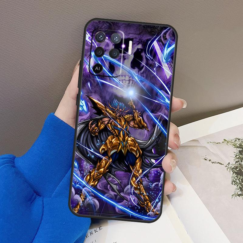 Etui Rycerzy Zodiaku Saint Seiya do OPPO Find X5 X3 Pro A15 A74 A54 A94 A93 A91 A5 A9 A31 A53 2020 A53S A52 A72