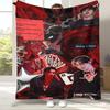 Bang Chan Kpop Stray Kids Flanelldecke, Ultraweiche Warme Plüschdecke für Zuhause Schlafzimmer Bett Sofa Abdeckung Camping Picknick Geschenk