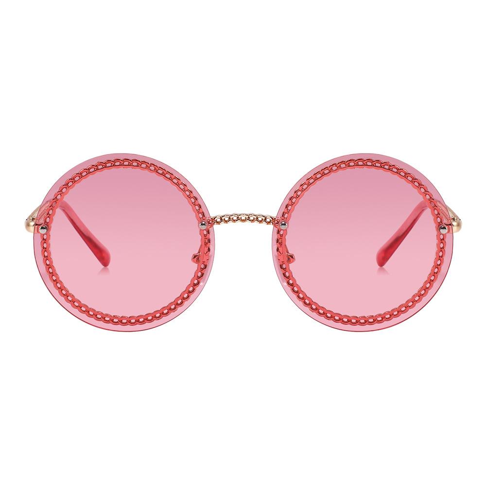 

Trendy Metal Wire Round Frame Sunglasses for Women Men Luxury Brand Vintage Sun Glasses Punk Eyewear Shades UV400