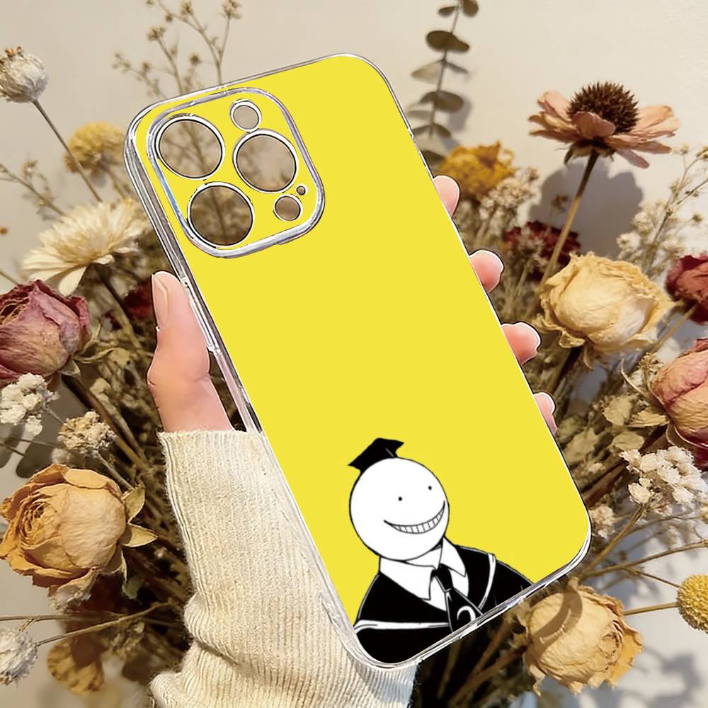 

Koro-sensei Phone Case For iPhone 17 16 15 14 13 12 11 Mini Pro Max Plus Transparent Cover iPhone15promax