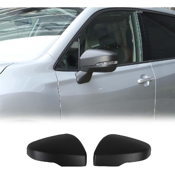 

Door Rear View Mirror Cover Compatible with Subaru Forester 2019-2024 with Turn Signal/Crosstrek XV 2018-2023, ABS Side Door Rearview Mirror Cover матовый черный