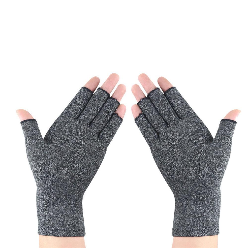 

1 Pair Arthritis Gloves Compression Glove for Arthritis for Women Men-Swelling,Osteoarthritis,Muscle Tension and Computer Typing L сірий колір