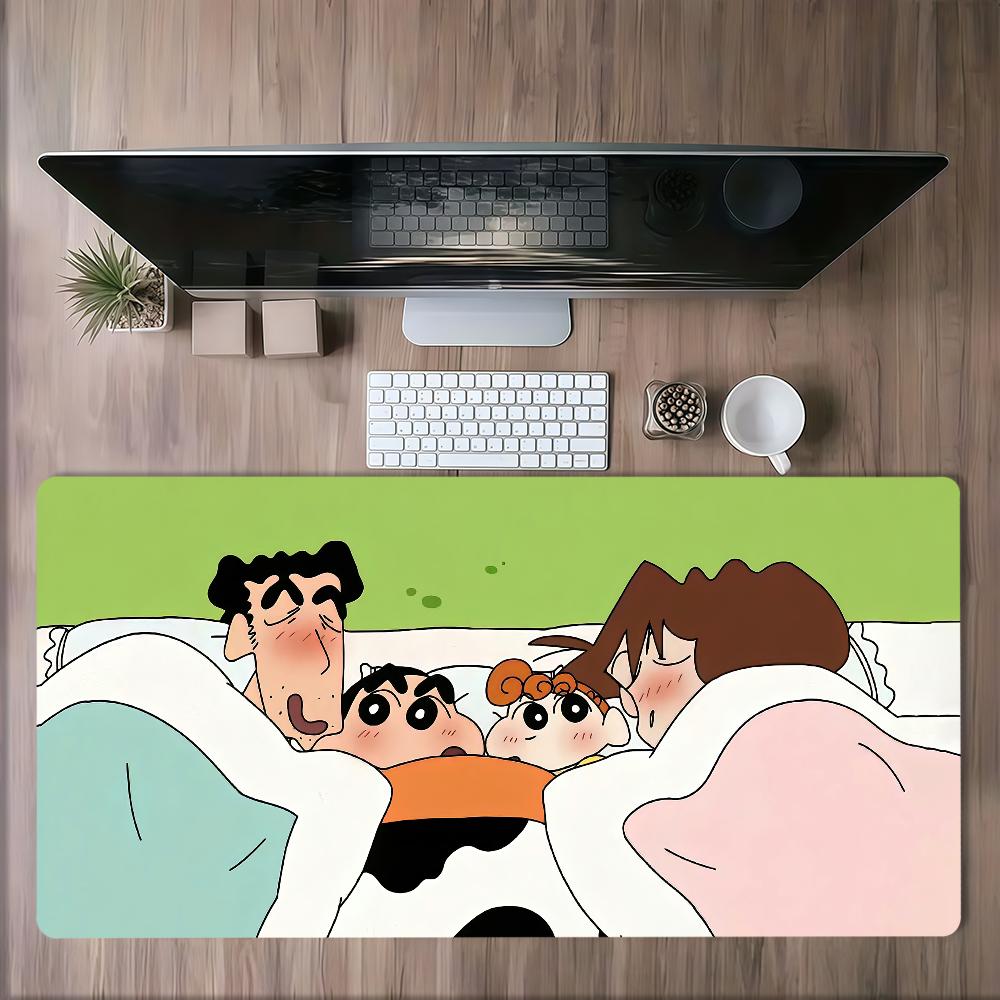 Cartoon S-Shin-chans C-Crayon Mouse Pad Non-slip Thickened MousePad Large Writing Lockedge Office Student Gaming Cushion