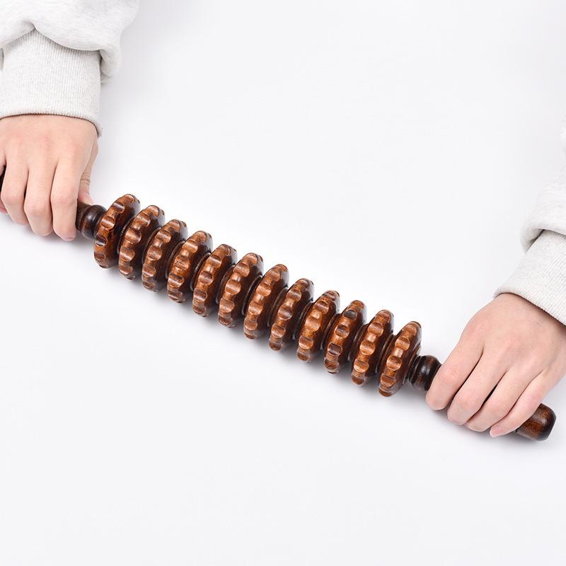 Wolf Tooth Wooden Back and Abdominal Massager Roller
