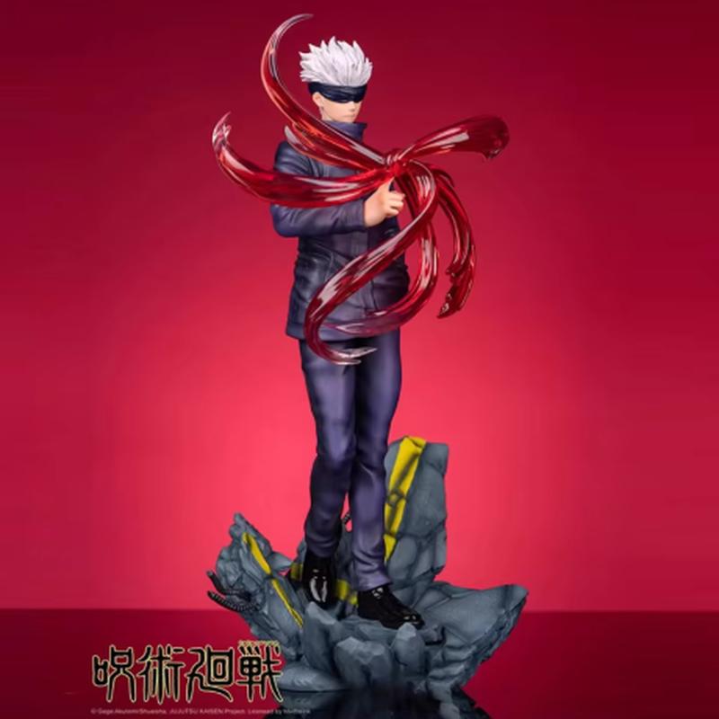 28cm Anime Cartoon Jujutsu Kaisen Gojo Satoru Kids Toys Pvc Model Statue Collection Brinquedos Action Figure Kids Birthday Gift