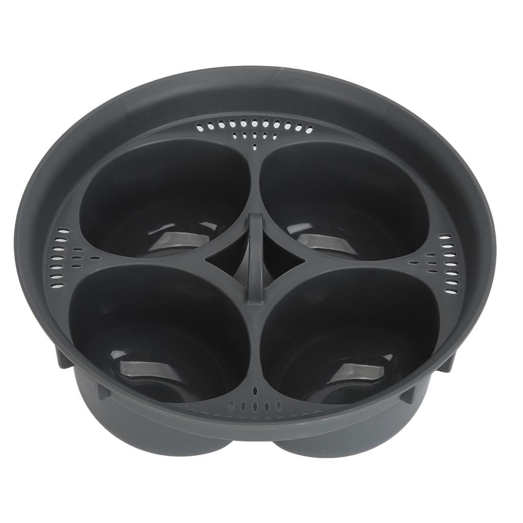 Nonstick 4 Egg Poacher Insert Even Heat Distribution Safe Egg Poacher Accessory for Frying Pans