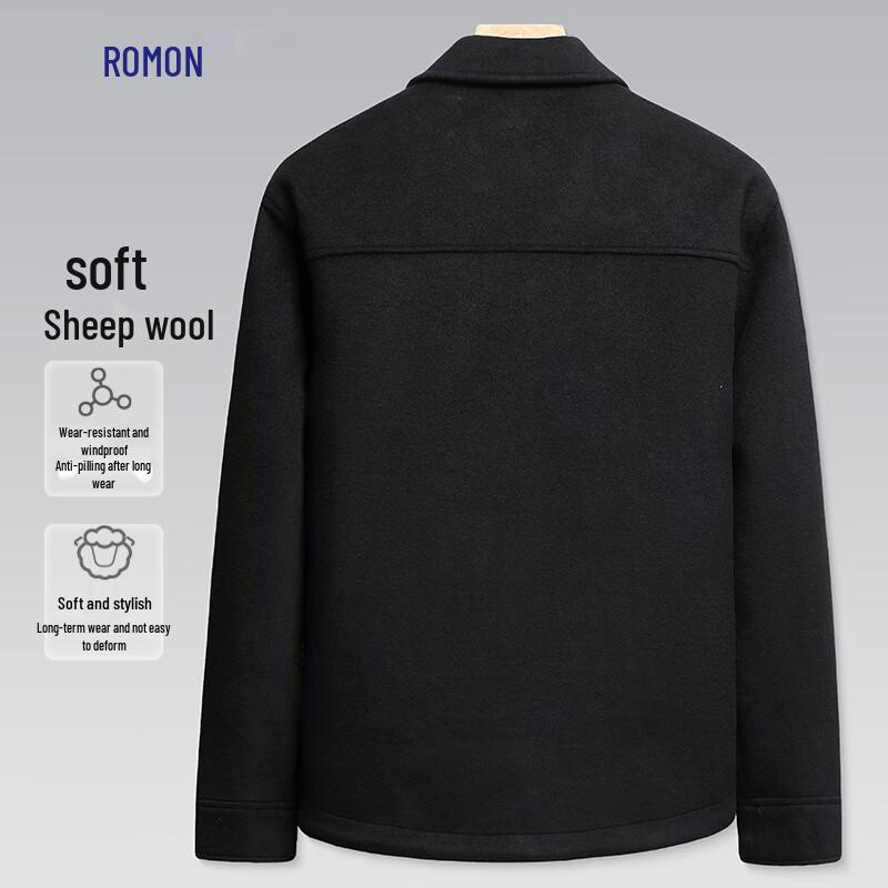 Men's Wool Blend Business Casual Jacket