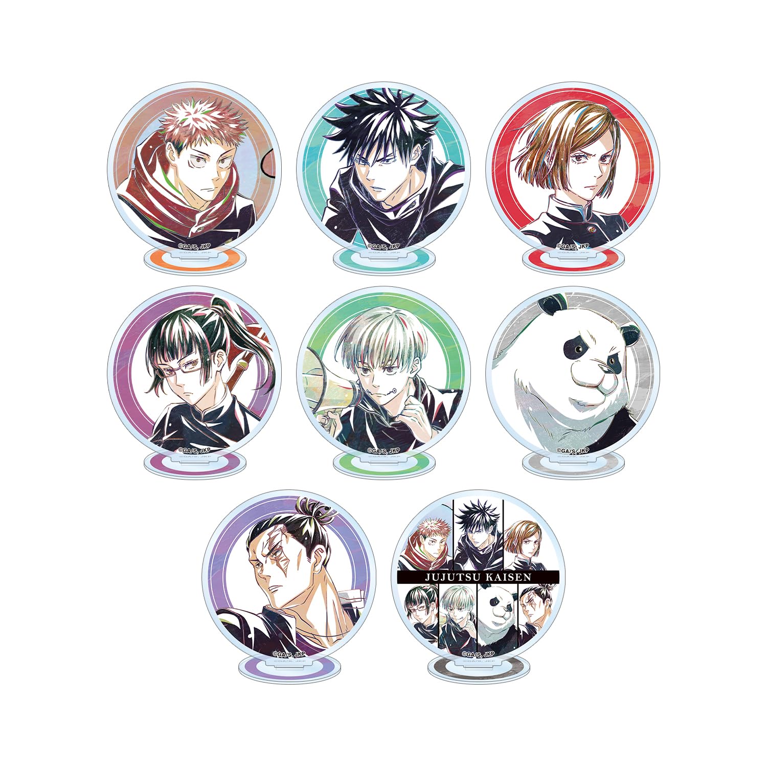 

TV Anime Trading Ani Art 7th Edition Acrylic Stand Box Jujutsu Kaisen ver.A 8-Piece