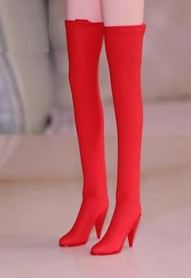 Figure with TBLeague Body for Women CKTOYS Sexy Beauty Fashion Red Long Boots High Heel Shoes and Head Not [TOYBARJAPAN] 1/6 Accessories/Compatible