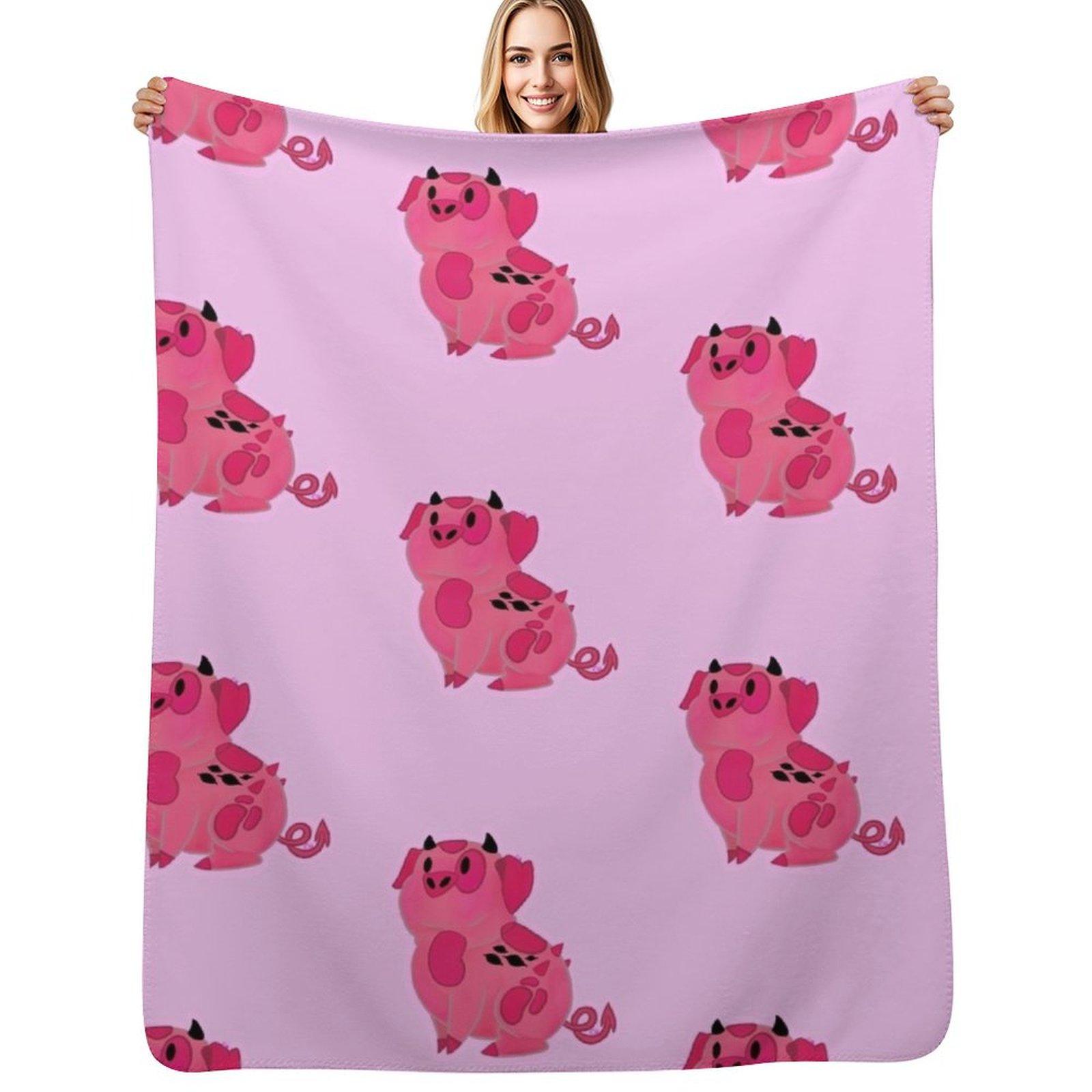 fat nuggets Throw Blanket Decorative Soft Throw Blanket for Couch Sofa Size: 75*100cm, Weight: 230 GSM
