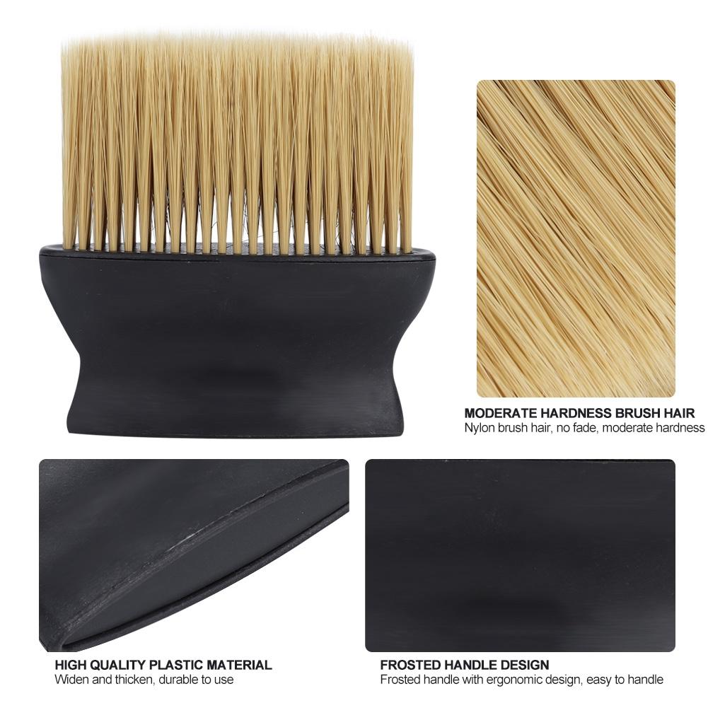 Nacken Gesicht Abstauber Pinsel Salon Haarreinigung Holz Kehrpinsel Haarschnitt Friseurwerkzeug