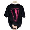 Heavy 100% Cotton Short-Sleeved T-Shirt Men'S Hong Kong Style Trend Printed Half-Sleeved Loose Couple T-Shirt