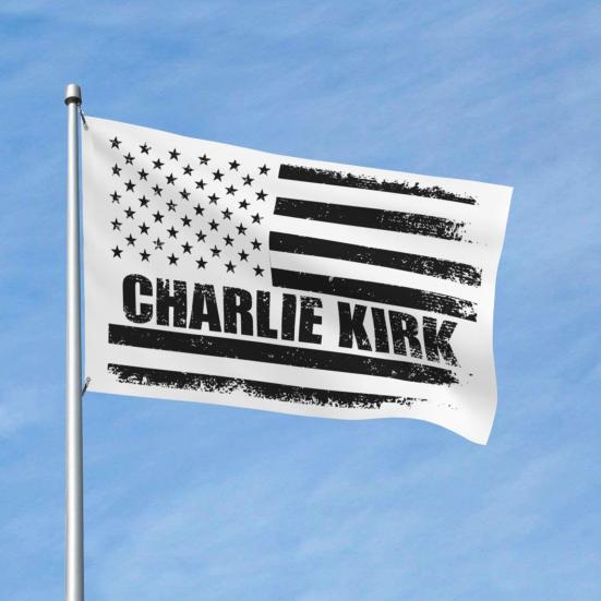 Yousheng Charlie Flag Anti-Wind Double Sided Freedom Banner UV Resistant Patriotic Garden Flag for Outdoor Decoration