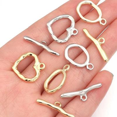 4-5Sets/Lot Metal OT Clasps Connectors For Bracelet Necklace DIY Toggle Clasps Buckle Jewelry Making Supplies Connectors