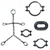 1 Set Halloween Prisoner Costume Chain Props Death Chain Decoration Accessories Cosplay Props Halloween Masquerade Party Supply