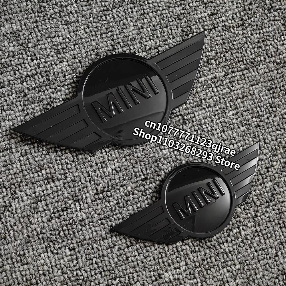 Autocollant Emblème Badge Capot Avant Coffre Arrière ABS pour BMW Mini Cooper R55 R56 R60 Logo de Remplacement Accessoires Auto akvnt44