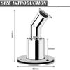 24mm Door-Huid Uitlaat Skin Fitting, Roestvrij Staal 135 Graden Marine Uitlaat Fitting Pijp Marine Hardware Accessoires - J