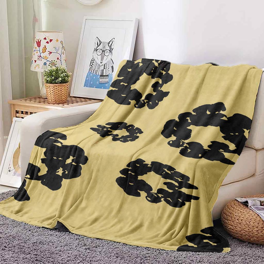 Luxury Comfort T-Tears Printed Soft Plush Blanket for Sofa Fashion Living Room Office Bedroom Travel Gift Single-sided