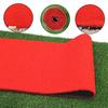 Simulation Red Bentgrass Carpet: Soundproof, Stain-Resistant Mat for Gateball Fields, Courtyards, and Wedding Areas.