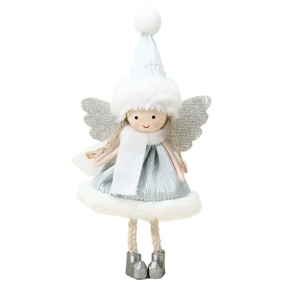 New Christmas Angel Girl Ornament Ballet Angel Christmas Xmas Festival Plush Party Tree Year Decor Hanging Gifts Pendant Ne A3M3