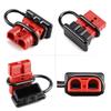 2PCS Plug Battery Trailer Durable Quick Connector Kit 50A 600V Winch Electrical Power Cables Charging Plug Quick Connector